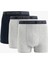 Baskılı Lastikli Basic Pamuklu 3'lü Boxer Seti 1