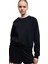 Pamuklu Bisiklet Yaka Şardonlu Sweatshirt 2