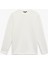 Uzun Kollu Pamuklu Bisiklet Yaka Basic Sweatshirt 1