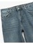 Normal Bel Straight Fit Düğmeli Pamuklu Düz Paça Jean Pantolon - Straight Fit Jean 6