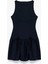 Kolsuz Bisiklet Yaka Slim Fit Fiyonklu Mini Elbise 1