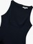 Kolsuz Bisiklet Yaka Slim Fit Fiyonklu Mini Elbise 3