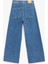 Yüksek Bel Rahat Kesim Geniş Paça Pamuklu Jean Pantolon - Culotte Jeans 2