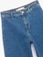 Yüksek Bel Rahat Kesim Geniş Paça Pamuklu Jean Pantolon - Culotte Jeans 3