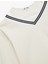 Çizgi Detaylı Uzun Kollu Çift Yaka Rahat Kalıp Sweatshirt 3