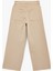 Yüksek Bel Düğmeli Cepli Rahat Kalıp Geniş Paça Denim Pantolon - Culotte Jeans 2