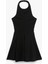 Kolsuz Halter Yaka Volanlı Mini Elbise 1