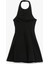 Kolsuz Halter Yaka Volanlı Mini Elbise 2