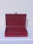 Bordo Ahşap Dekoratif Takı ve Aksesuar Kutusu 15X22X7 cm 3