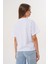 Kadın Beyaz Oversize California Lemons Baskılı Tişört 5