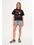 Kadın Permanent Vacation Siyah T-Shirt 6