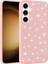 Galaxy S25 Plus Kılıf Parlak Taşlı Tasarım Otnv Pırlanta Kapak - Pembe 1