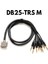 Wa Premium DB25-TRSM Kablo (6 M) | DB25-TRS Erkek 8'li Kablo (6 Mt) 3