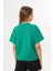 Kadın Yeşil Oversize Cherry Awesome Summer Baskılı Tişört 5