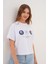 Beyaz Kadın Oversize Çiçek Everything Is Possible Baskılı Tişört 4
