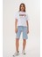 Kadın Beyaz Exclusive Only What I Want Kuş Baskılı Oversize Tişört 7