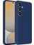 Galaxy A55 Kılıf Kamera Korumalı Kartlık Hazneli Mkst Vitra Kapak - Lacivert 1