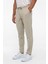 Bej Slim Armürlü Jogger Pantolon 3