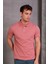 Erkek Slim Fit Pamuklu Yumuşak Doku Nefes Alan Kumaş Yakalı Tişört 4
