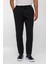 Siyah Slim Düz Jogger Pantolon 2