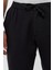 Siyah Slim Düz Jogger Pantolon 4