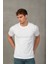 Erkek Slim Fit Bisiklet Yaka %100 Pamuk Dar Kesim Basic Tişört 3