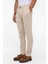 Bej Slim Düz Jogger Pantolon 3