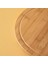 30 cm Yuvarlak Pasta Pizza Bambu Servis Sunum Tabağı Kahvaltılık 3