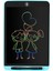 LCD Yazma Tableti 10 Inç Renkli Ekran Doodle ve Çizim Tableti, Silinebilir ve Yeniden Kullanılabilir Çizim Tabletleri, 3 4 5 6 7 8 Yaşındaki Erkek ve Kız Çocuklar Için Eğitici ve Ö1 (Yurt Dışından) 1