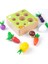 Ahşap Çiftlik Hasat Oyunu Montessori Oyuncakları, 1-2-3 Yaş Erkek ve Kız Çocuklar Için Erken Öğrenme Oyuncakları, Şekil Sıralama Eğitici Oyuncaklar, 7 Boyutta Sebze Veya Meyveler, (Yurt Dışından) 2