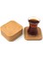 Bambu Kare Çay Tabağı Bardak Altlığı 6'lı Set | Dekoratif ve Doğal Bambu Altlık – Şık ve Dayanıklı Tasarım (10 x 10 cm) 1