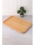 Bambu Lüx Dikdörtgen Büyük Servis-Sunum Tabağı 30X20X1,8CM 2