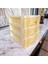 3 Çekmeceli Masa Üstü Sert Plastik Organizer, Sarı Beyaz Renk 2