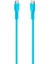 Usb-C - Usb-C 120CM 60W Pd/qc Hızlı Şarj/data Kablosu Neon Mavi 2DK59NM 1