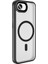 iPhone 16E Kılıf Mat Arka Yüzey Wireless Şarj Özellikli Hlp Flet M-Safe Kapak - Lacivert 7