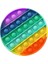 Popit Silikon Stress Oyuncağı Pop It Gökkuşağı Renk Push Pop Bubble Fidget Tiktok 13 x 13 cm 1
