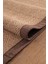 0503-KAHVE Kumaş Bordür Sisal Halı Kilim Hav Toz Vermez Kolay Temizlenen Hasır Kilim 3
