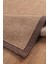 0503-KAHVE Kumaş Bordür Sisal Halı Kilim Hav Toz Vermez Kolay Temizlenen Hasır Kilim 6