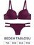 Halka Model Mor Iç Giyim Takımı 2