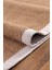 0503-KREM Kumaş Bordür Sisal Halı Kilim Hav Toz Vermez Kolay Temizlenen Hasır Kilim 3