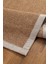 0503-BEJ Kumaş Bordür Sisal Halı Kilim Hav Toz Vermez Kolay Temizlenen Hasır Kilim 6