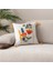 Comfort Punch Desenli Kırlent Kılıfı Kare Dekoratif Bohem Nakışlı Koltuk Yastık Kılıfı Panç 45X45 2