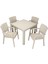 Elit Rattan 90x90 Zeus Koltuk Masa Takımı ÇÖLBEJİ 1