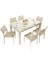 Wood 90x150 Cafe Sandalye Camlı Masa Takımı ÇÖLBEJİ 1