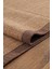 0604-KAHVE Kumaş Bordür Sisal Halı Kilim Hav Toz Vermez Kolay Temizlenen Hasır Kilim 3