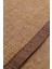 0604-KAHVE Kumaş Bordür Sisal Halı Kilim Hav Toz Vermez Kolay Temizlenen Hasır Kilim 5
