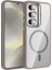 Samsung Galaxy A16 Kılıf Standlı Mika Magsafe Hassas Butonlu Metal Tuşlu + Kamera Lens Camı Hediyeli Set 1