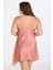 Arias Closet Büyük Beden Bakır Gecelik 2109 OZN-22666 2