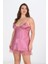 Arias Closet Büyük Beden Gülkurusu Gecelik OZN-22717 1