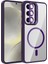 Samsung Galaxy A16 Kılıf Standlı Mika Magsafe Hassas Butonlu Metal Tuşlu + Kamera Lens Camı Hediyeli Set 1